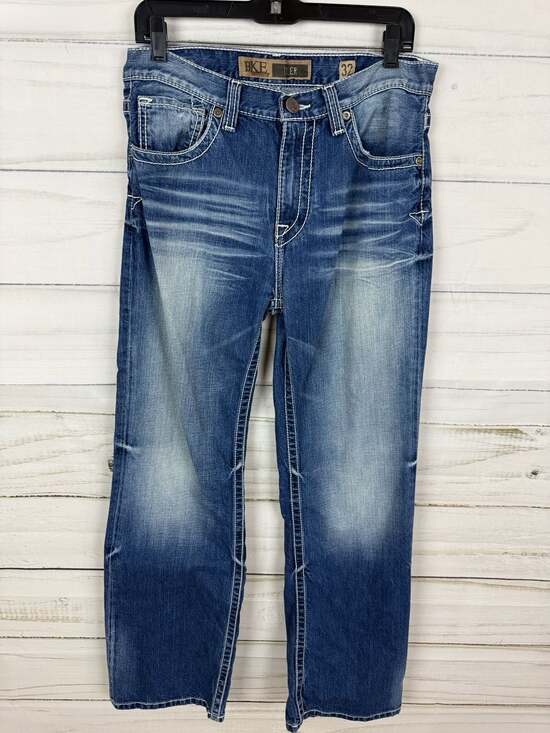 BKE Tyler Straight Distressed Heavy Stitch Men's Jeans Size 32
A-14 - Picture 2 of 9